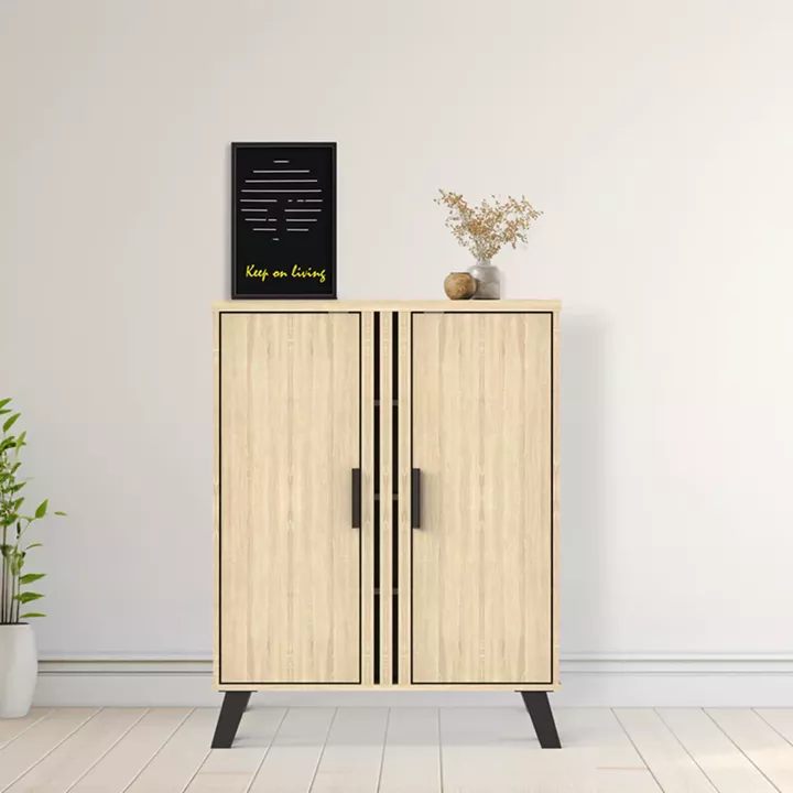 Παπουτσοθήκη-ντουλάπι Shoby pakoworld sonoma 70.5x30x91εκ