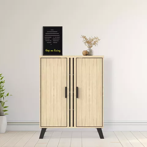 Παπουτσοθήκη-ντουλάπι Shoby pakoworld sonoma 70.5x30x91εκ