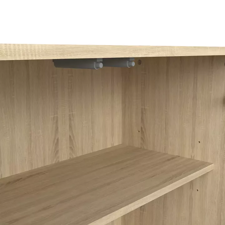 Μπουφές Billie pakoworld sonoma-ανθρακί149x40x77εκ