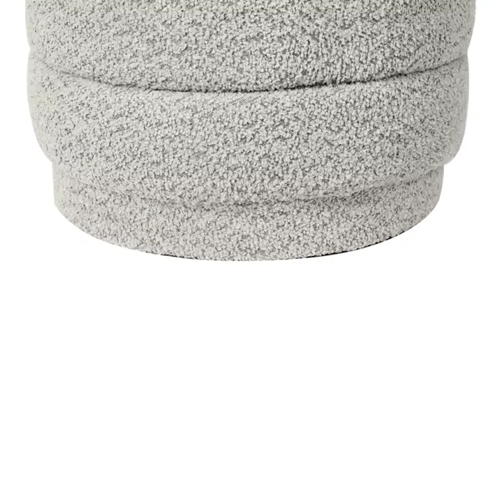 Σκαμπό-μπαούλο Bettia pakoworld μπουκλέ μέντα Φ41x38.5εκ