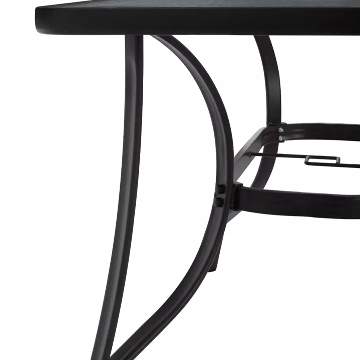 OUTDOOR DINING SET 5PCS BRAVO HM10900.12---TABLE & 4 CHAIRS 120x70cm -BROWN