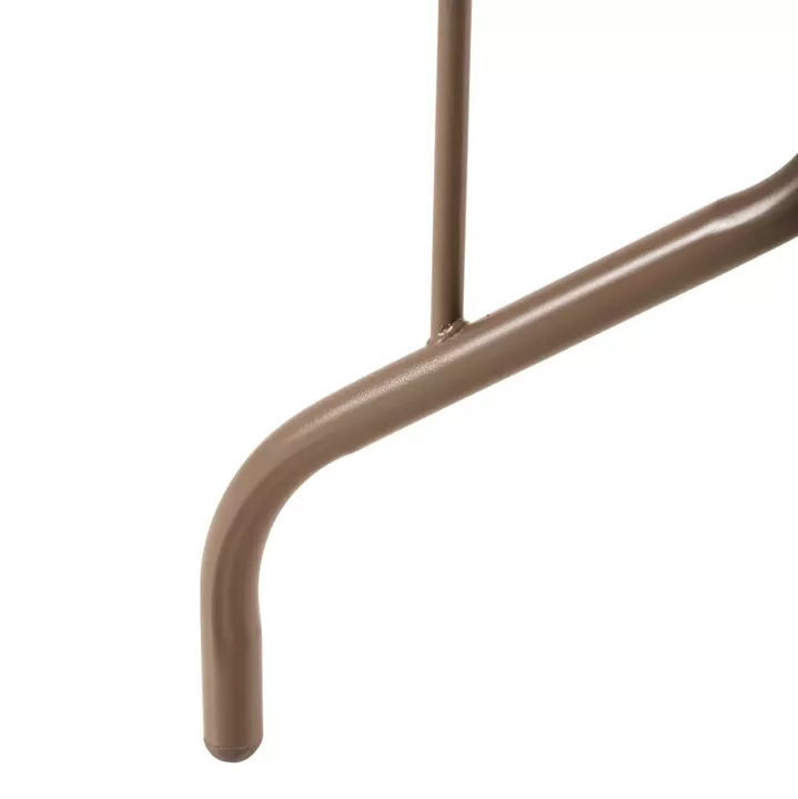 OUTDOOR DINING SET 5PCS ADAM HM10727.04 METAL CHAIRS & TABLE 110x60cm CHAMPAGNE