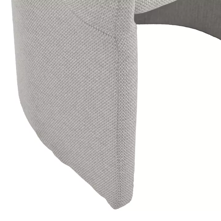 Πολυθρόνα Cocon pakoworld ύφασμα γκρι μπεζ 58x58x80εκ