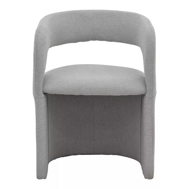 Πολυθρόνα Cocon pakoworld ύφασμα γκρι μπεζ 58x58x80εκ