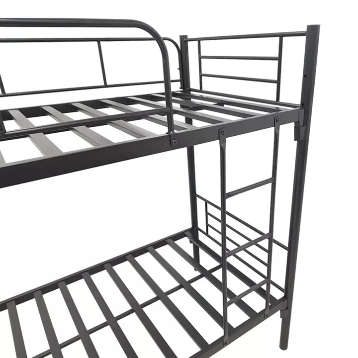 Κρεβάτι-κουκέτα Belit pakoworld μεταλλικό λευκό 90x190εκ