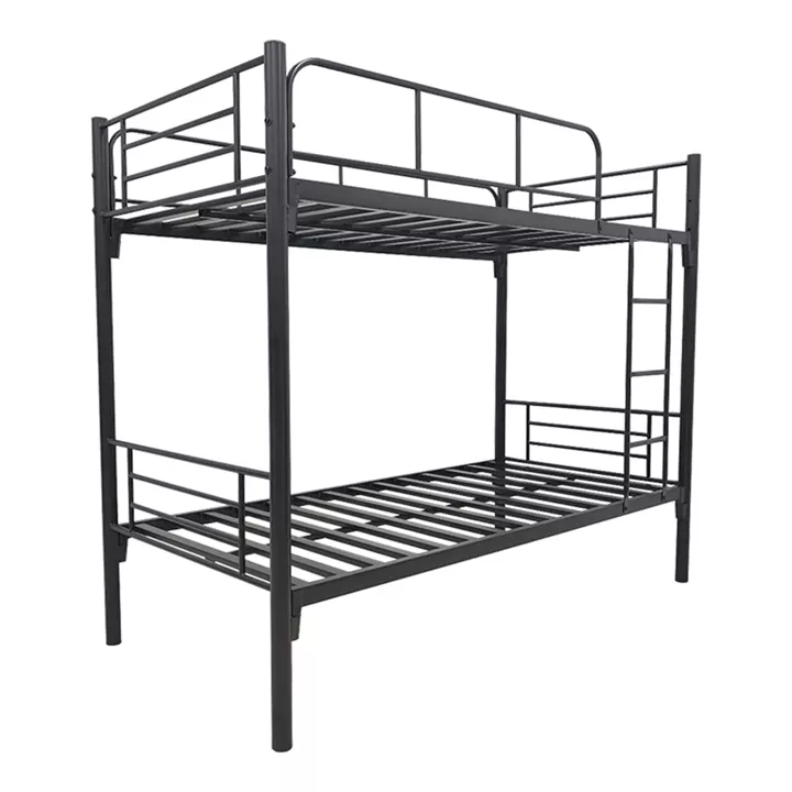 Κρεβάτι-κουκέτα Belit pakoworld μεταλλικό λευκό 90x190εκ