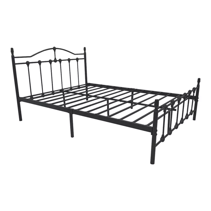 Wotso pakoworld metal bed black 140x200cm