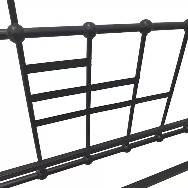 Routha pakoworld sofa bed, black metal, 90x190cm