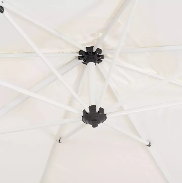 ΕΠΑΓΓΕΛΜΑΤΙΚΗ ΟΜΠΡΕΛΑ 2.7x2.7μ ΜΕ ΒΑΣΗ ΝΕΡΟΥ JAVANTE HM10857.02 ΛΕΥΚΟ ΑΛΟΥΜ. & ΠΑΝΙ