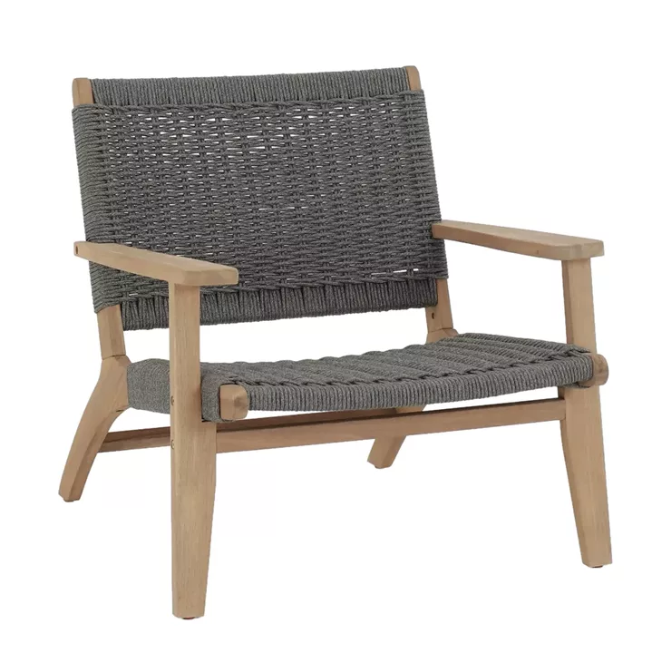 ΠΟΛΥΘΡΟΝΑ LOUNGE MONTER HM6241.02 ΞΥΛΟ ΑΚΑΚΙΑΣ ΦΥΣΙΚΟ-ΣΧΟΙΝΙ ΓΚΡΙ 78x62x67Υεκ