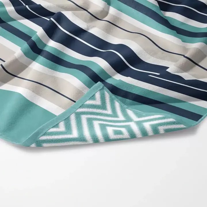 Πετσέτα Θαλάσσης Microfiber Quick Dry Stripes