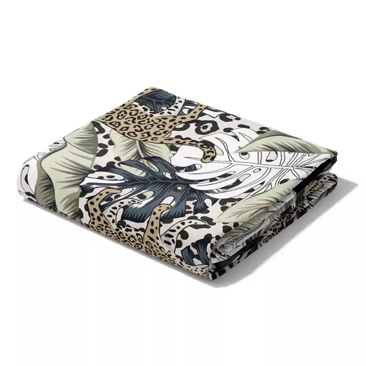 Πετσέτα Θαλάσσης Microfiber Quick Dry Leopard