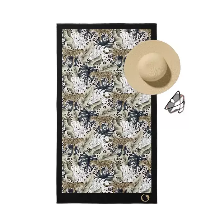 Πετσέτα Θαλάσσης Microfiber Quick Dry Leopard