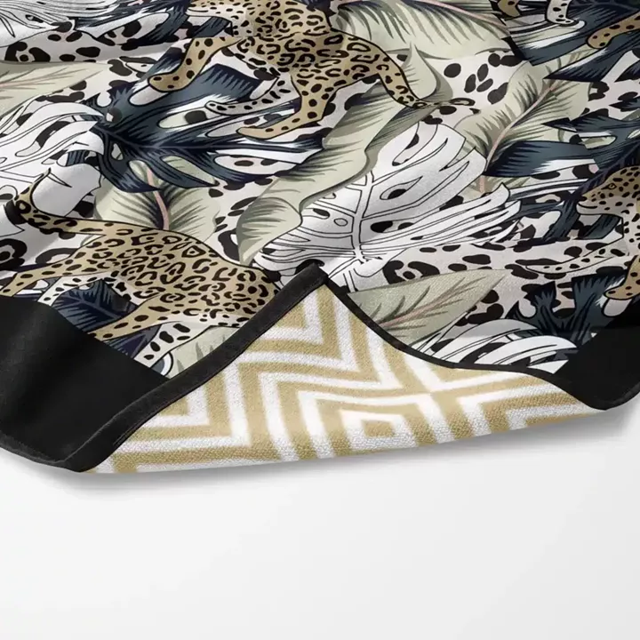 Πετσέτα Θαλάσσης Microfiber Quick Dry Leopard