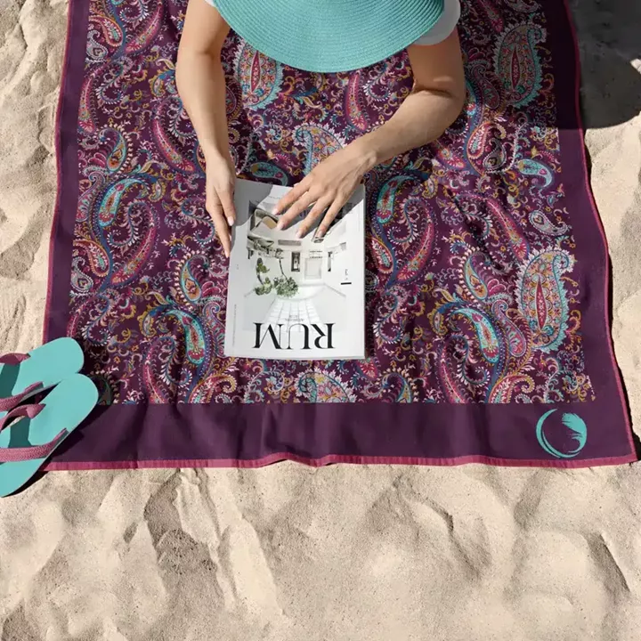 Πετσέτα Θαλάσσης Microfiber Quick Dry Paisley