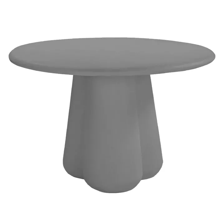 ROUND DINING TABLE NAYU HM6583.01 GREY FIBER CEMENT Φ120x75Hcm.
