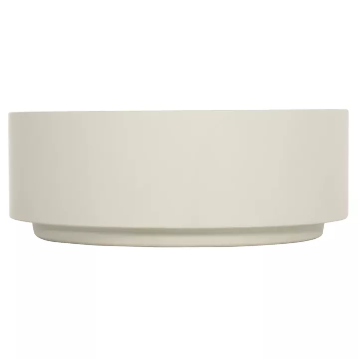 ΤΡΑΠΕΖΙ ΜΕΣΗΣ ΣΤΡΟΓΓΥΛΟ KYOKO HM6579.02 ΜΠΕΖ FIBER CEMENT Φ90x34Υεκ.