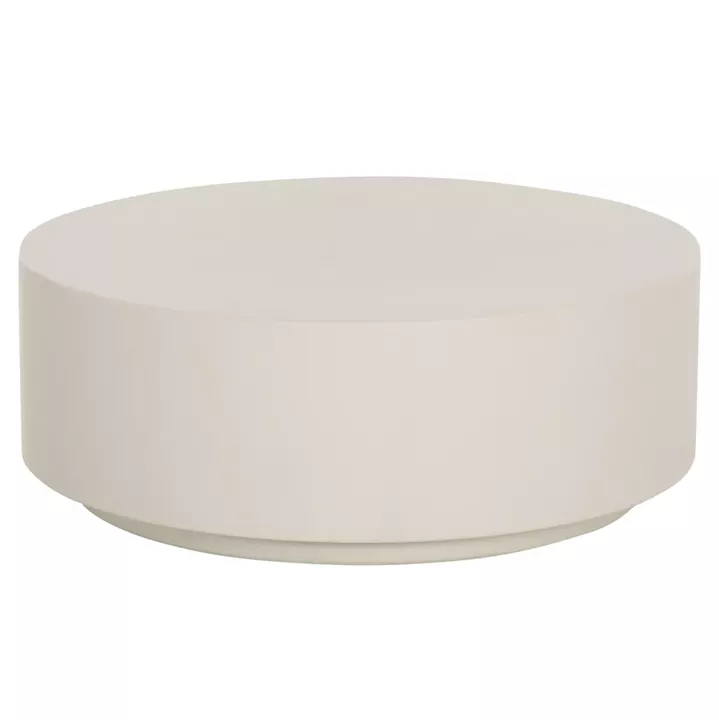 ΤΡΑΠΕΖΙ ΜΕΣΗΣ ΣΤΡΟΓΓΥΛΟ KYOKO HM6579.02 ΜΠΕΖ FIBER CEMENT Φ90x34Υεκ.
