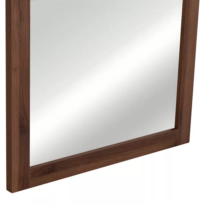 MIRROR ROSEMARY HM314.11 MELAMINE IN WALNUT/WENGE 73x4(thickness)x93Hcm.