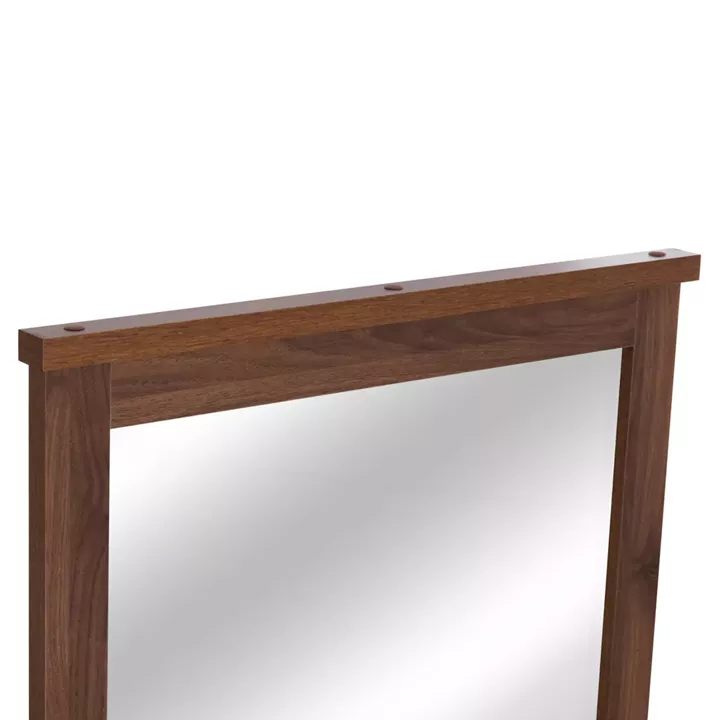 MIRROR ROSEMARY HM314.11 MELAMINE IN WALNUT/WENGE 73x4(thickness)x93Hcm.