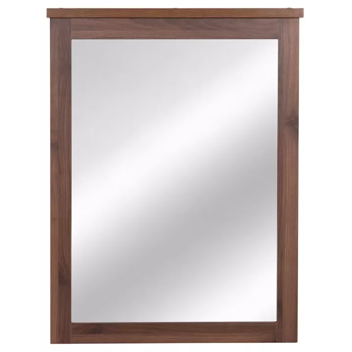 MIRROR ROSEMARY HM314.11 MELAMINE IN WALNUT/WENGE 73x4(thickness)x93Hcm.