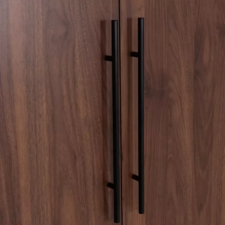 WARDROBE 3-LEAF WITH 2 DRAWERS CARYS HM746.11 MELAMINE IN WALNUT/WENGE 150x55.5x160Hcm