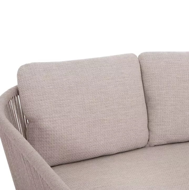 DAYBED ΣΕΙΡΑ XANTION HM6474.02 ΛΕΥΚΟ ΑΛΟΥΜΙΝΙΟ--ΣΧΟΙΝΙ--OLEFIN 157x147x88Υεκ
