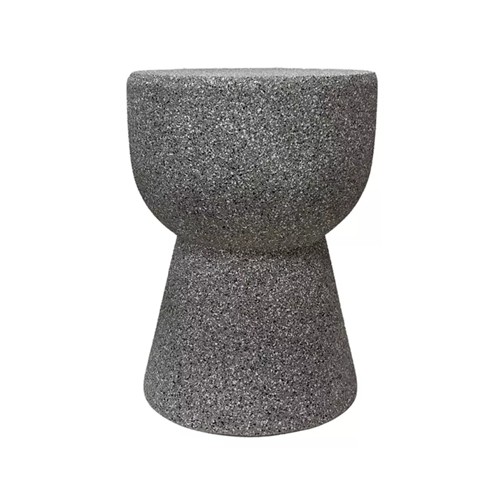 Side table Efria pakoworld grey MGO D33x46cm