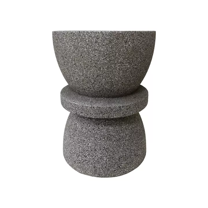 Side table Sezano pakoworld grey MGO D34x45cm