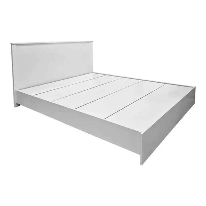 Bed with mattress Athos-Nemesis pakoworld white 160x200cm