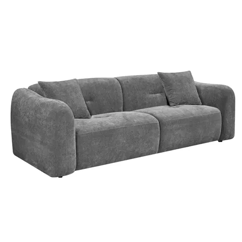 ΚΑΝΑΠΕΣ 3-ΘΕΣΙΟΣ JUNOA HM3333.01 ΓΚΡΙ ΥΦΑΣΜΑ 228x89x74Υεκ