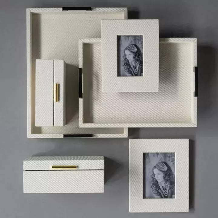 Artekko Lisa MDF Κορνίζα με Λευκό Τεχνόδερμα για Φωτογραφία 4.5x6.5