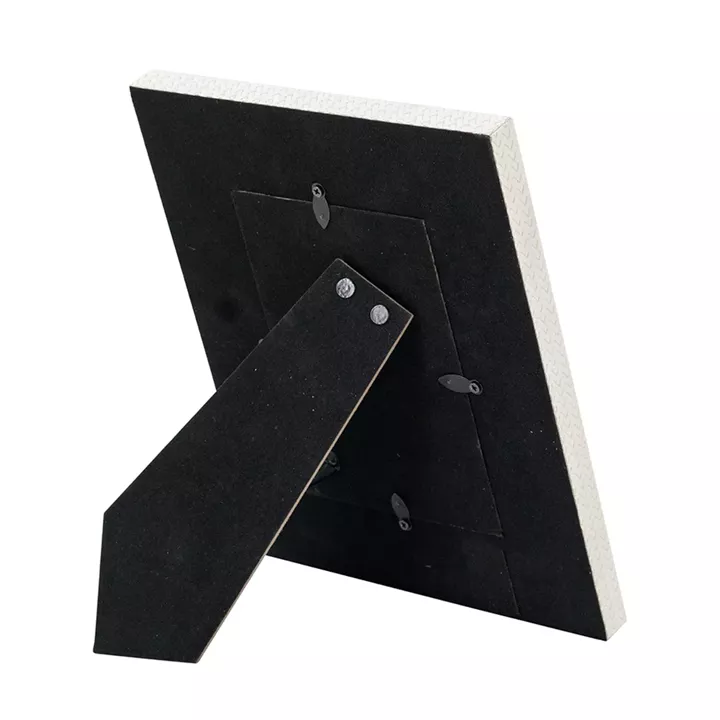 Artekko Lisa MDF Κορνίζα με Λευκό Τεχνόδερμα για Φωτογραφία 3.5x5.5