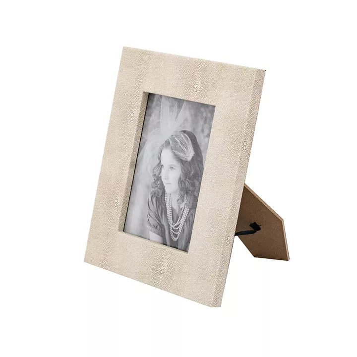 Artekko Lisa MDF Κορνίζα με Γκρι Τεχνόδερμα για Φωτογραφία 4.5x6.5