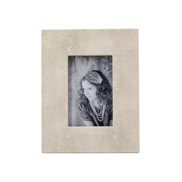 Artekko Lisa MDF Κορνίζα με Γκρι Τεχνόδερμα για Φωτογραφία 3.5x5.5