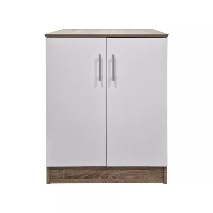 Παπουτσοθήκη-ντουλάπι Souken pakoworld 6 ζευγών λευκό-sonoma 60x40x80εκ