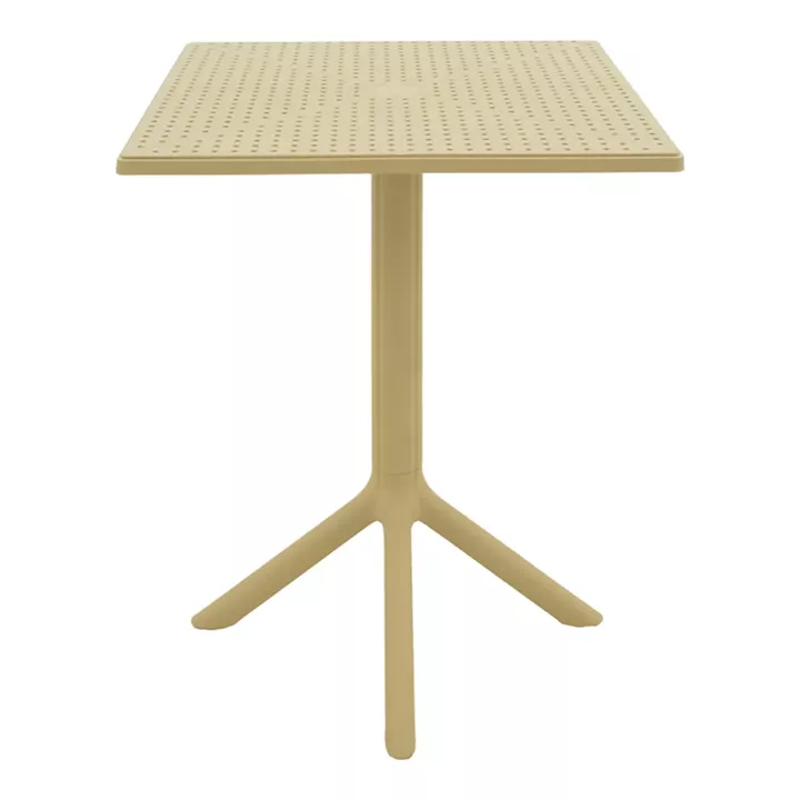 Groovy table pakoworld pp perforated cappuccino 60x60x76cm