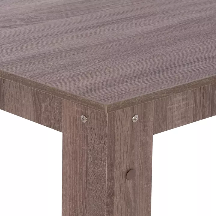 DINING SET 5PCS KELVIN HM10886.05 MELAMINE IN SONAMA OAK--BLACK VELVET