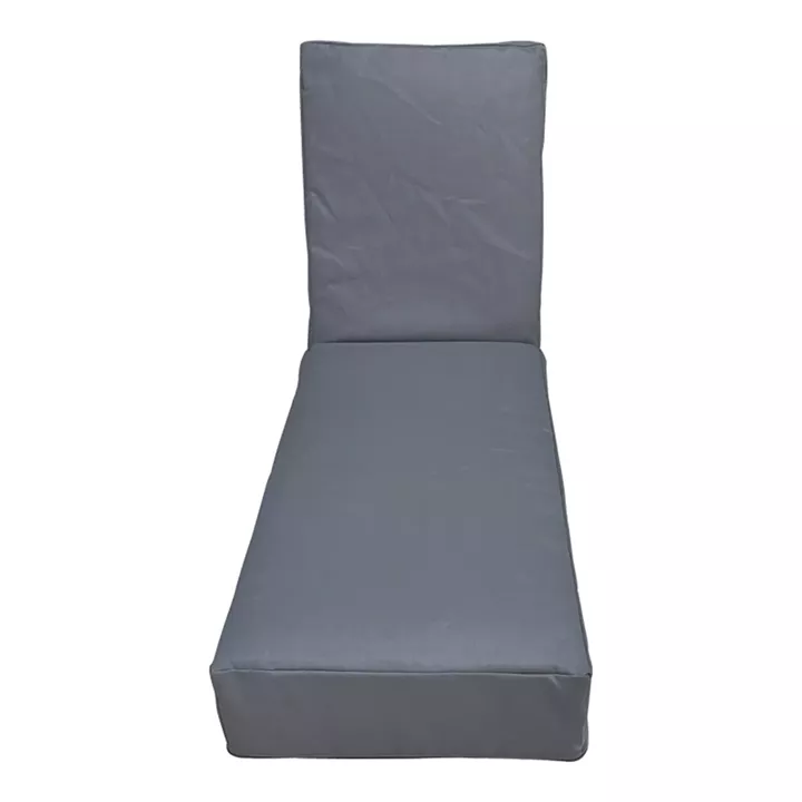 Vertian pakoworld cushion textilene in dark grey color 58x190x20cm