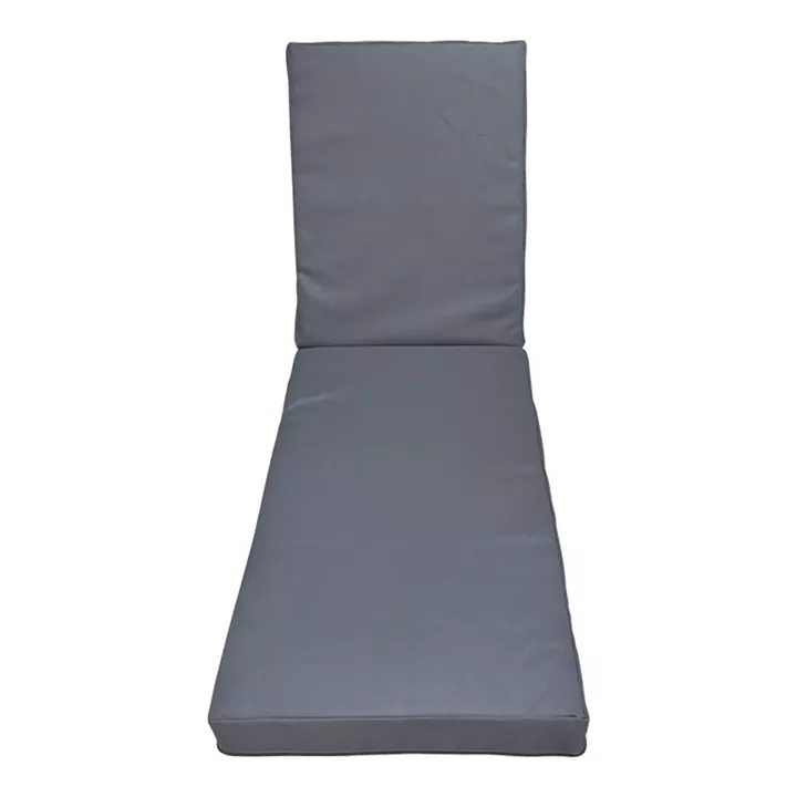 Vertian pakoworld cushion textilene in dark grey color 58x190x10cm