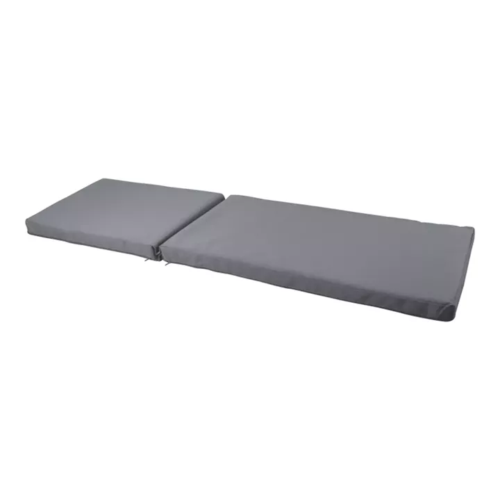 Vertian pakoworld cushion textilene in dark grey color 58x190x10cm