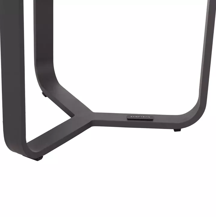 ΤΡΑΠΕΖΑΚΙ ΑΛΟΥΜΙΝΙΟΥ DEVIOUS SM6440.01 ΑΝΘΡΑΚΙ--ΓΚΡΙ SINTERED STONE TOP Φ45x41Υεκ.