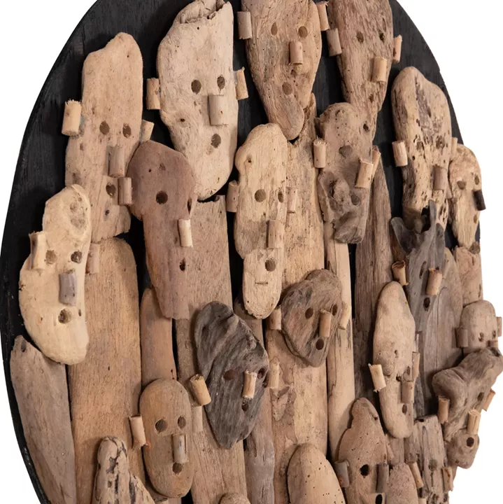 ΔΙΑΚΟΣΜΗΤΙΚΟ ΤΟΙΧΟΥ ΣΤΡΟΓΓΥΛΟ LICAS HM4441 DRIFTWOOD ΣΕ ΦΥΣΙΚΟ Φ62εκ