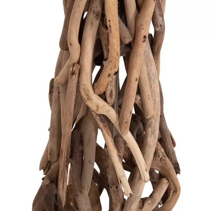 ΔΙΑΚΟΣΜΗΤΙΚΟ ΦΩΤΙΣΤΙΚΟ ΔΑΠΕΔΟΥ ALTAR HM4872 DRIFTWOOD--ΛΕΥΚΟ PVC Φ44.5x167Υεκ.
