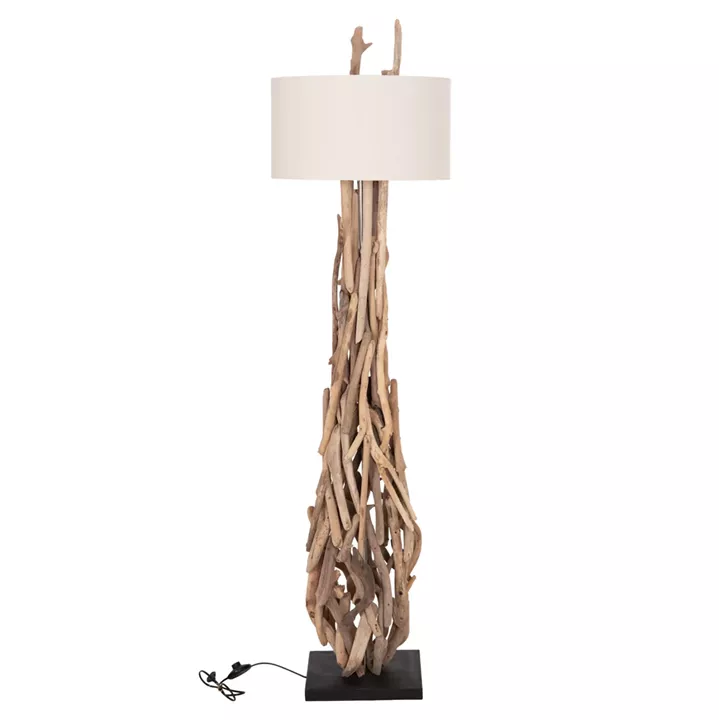 ΔΙΑΚΟΣΜΗΤΙΚΟ ΦΩΤΙΣΤΙΚΟ ΔΑΠΕΔΟΥ ALTAR HM4872 DRIFTWOOD--ΛΕΥΚΟ PVC Φ44.5x167Υεκ.