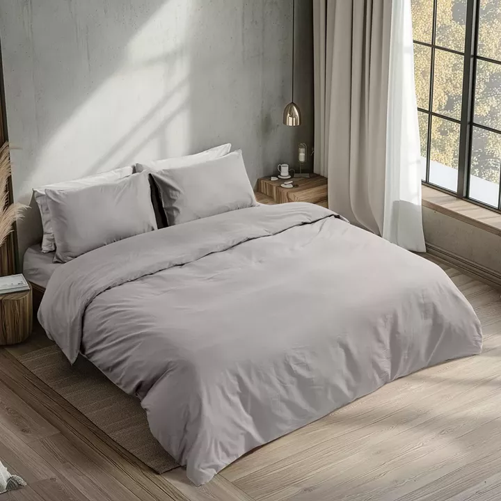 Beauty Home Σεντόνι γίγας με λάστιχο Prime Art 1230 190x200+35 Γκρι