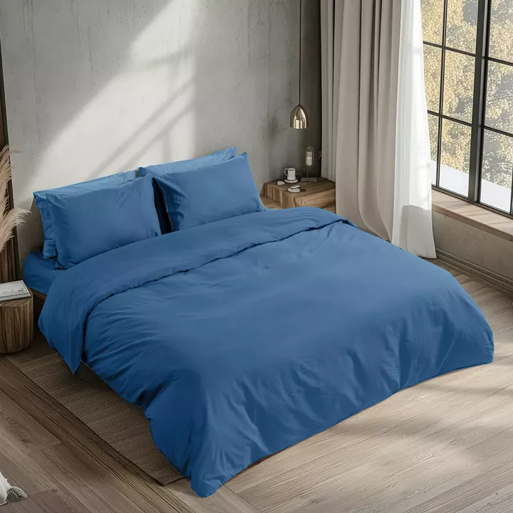 Beauty Home Σεντόνι γίγας με λάστιχο Prime Art 1230 190x200+35 Μπλε