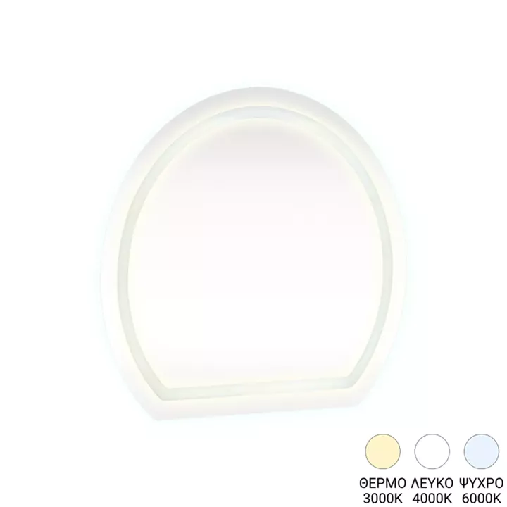Καθρέπτης Enira pakoworld με led 59.5x2.8x59.5εκ