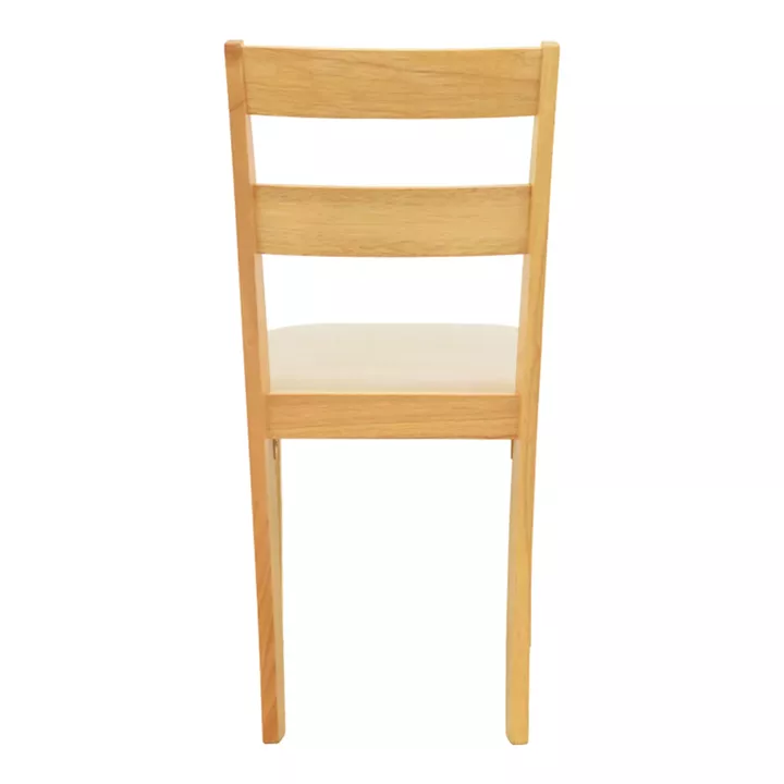 Καρέκλα Dallan pakoworld rubberwood σε φυσική απόχρωση 40x47.5x89εκ