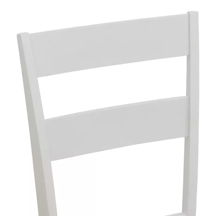 Καρέκλα Dallan pakoworld rubberwood λευκό 40x47.5x89εκ